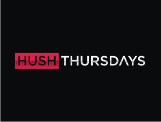 HUSH Thursdays logo design by ora_creative