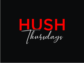 HUSH Thursdays logo design by ora_creative