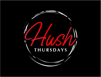 HUSH Thursdays logo design by cintoko