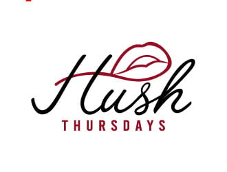 HUSH Thursdays logo design by MonkDesign