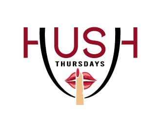 HUSH Thursdays logo design by MonkDesign