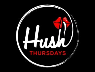 HUSH Thursdays logo design by MonkDesign