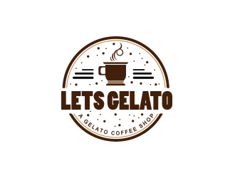 Lets Gelato logo design by Rexi_777