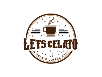 Lets Gelato logo design by Rexi_777