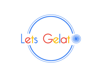 Lets Gelato logo design by gateout