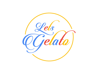 Lets Gelato logo design by gateout