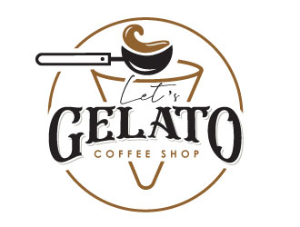 Lets Gelato logo design by REDCROW