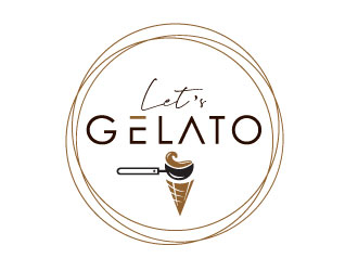 Lets Gelato logo design by REDCROW