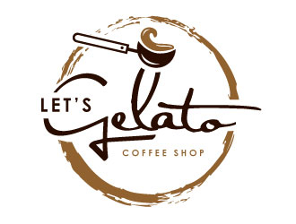 Lets Gelato logo design by REDCROW