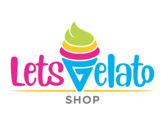 Lets Gelato logo design by FriZign