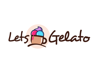 Lets Gelato logo design by ingepro