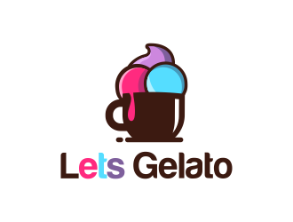 Lets Gelato logo design by ingepro