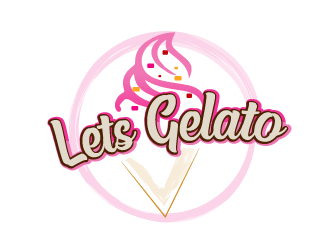 Lets Gelato logo design by axel182