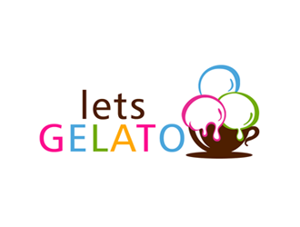 Lets Gelato logo design by ingepro