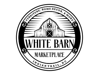 WHITE BARN MARKETPLACE logo design by cikiyunn