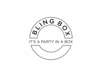 Bling Box It’s a party in a box logo design by andayani*