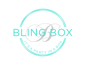 Bling Box It’s a party in a box logo design by salis17