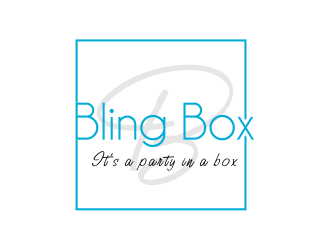 Bling Box It’s a party in a box logo design by cintoko