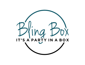 Bling Box It’s a party in a box logo design by Zhafir