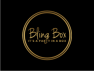 Bling Box It’s a party in a box logo design by Zhafir