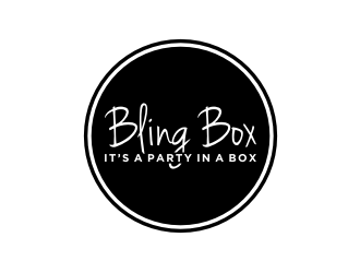 Bling Box It’s a party in a box logo design by Zhafir