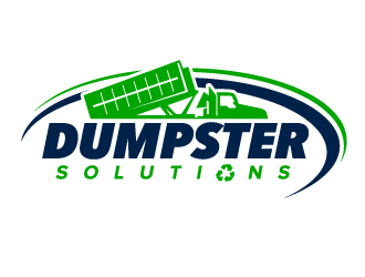 Dumpster Solutions logo design by jaize