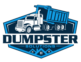 Dumpster Solutions logo design by LucidSketch