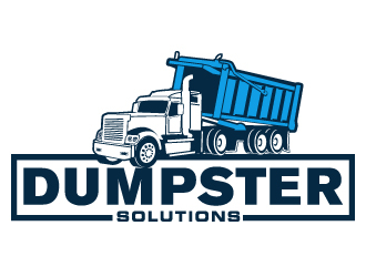 Dumpster Solutions logo design by LucidSketch