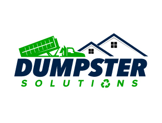 Dumpster Solutions logo design by jaize