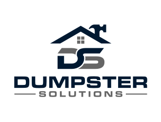 Dumpster Solutions logo design by puthreeone