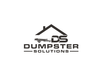 Dumpster Solutions logo design by Artomoro