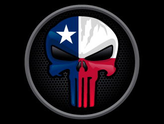 Texas Punisher logo design by LucidSketch