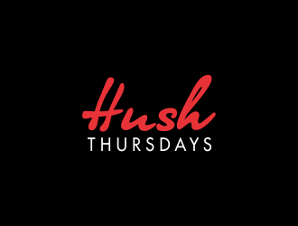 HUSH Thursdays logo design by oke2angconcept