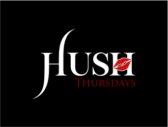 HUSH Thursdays logo design by Ulid