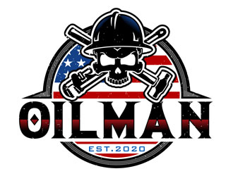 Oilman logo design by DreamLogoDesign