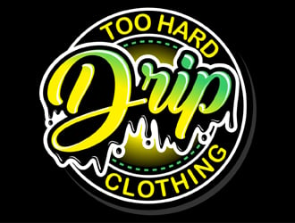 Drip Too Hard Clothing logo design by MAXR