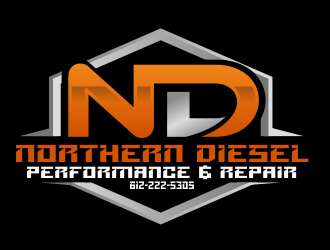 Northern Diesel Performance & Repair logo design by Greenlight