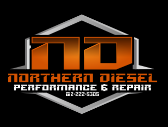 Northern Diesel Performance & Repair logo design by Greenlight