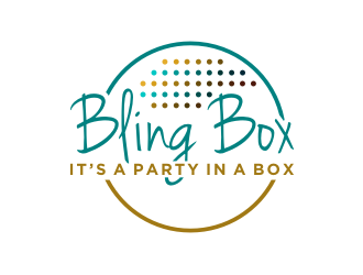 Bling Box It’s a party in a box logo design by Zhafir