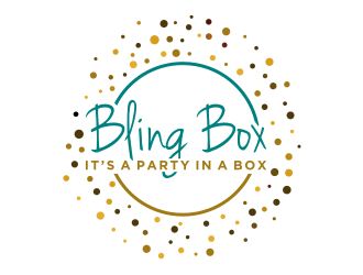 Bling Box It’s a party in a box logo design by Zhafir