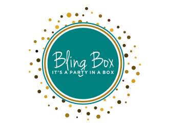 Bling Box It’s a party in a box logo design by Zhafir