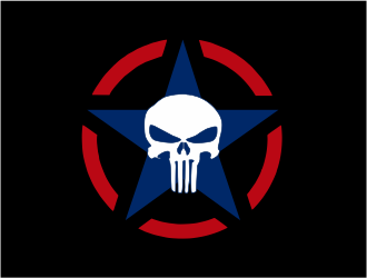 Texas Punisher logo design by kimora