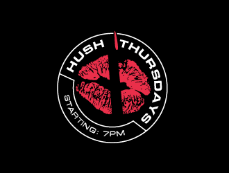 HUSH Thursdays logo design by pollo