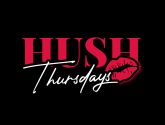 HUSH Thursdays logo design by hidro