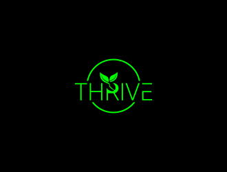 Thrive logo design by qqdesigns