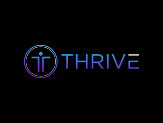 Thrive logo design by GassPoll