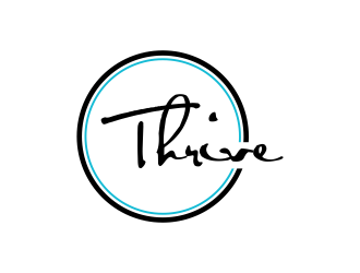 Thrive logo design by GassPoll