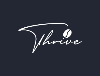 Thrive logo design by GassPoll