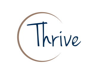 Thrive logo design by GassPoll