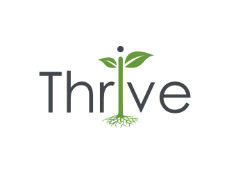 Thrive logo design by GassPoll